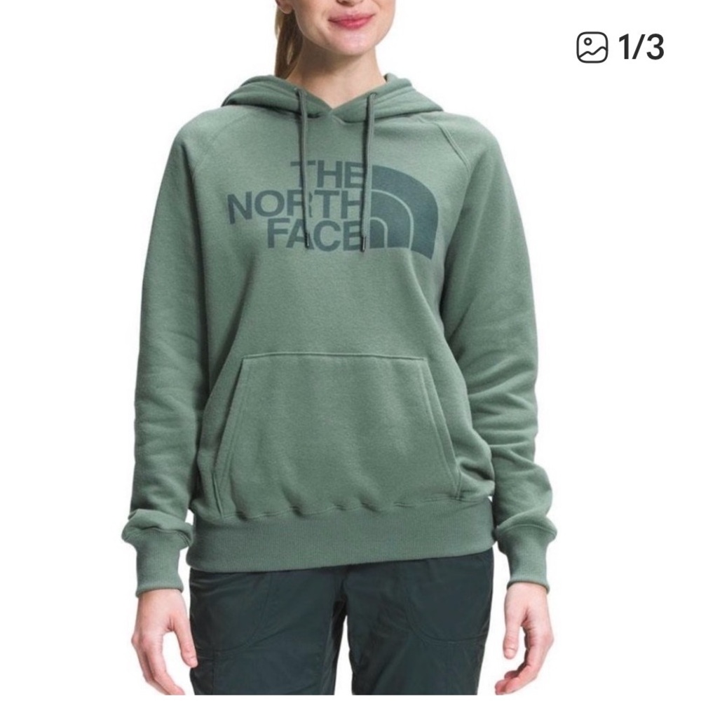 The North Face dome Green Pullover Hoodie